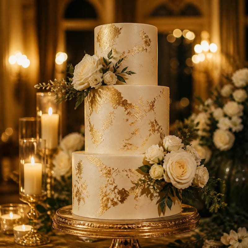 The golden anniversary cake