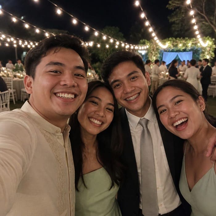 Guests at the reception