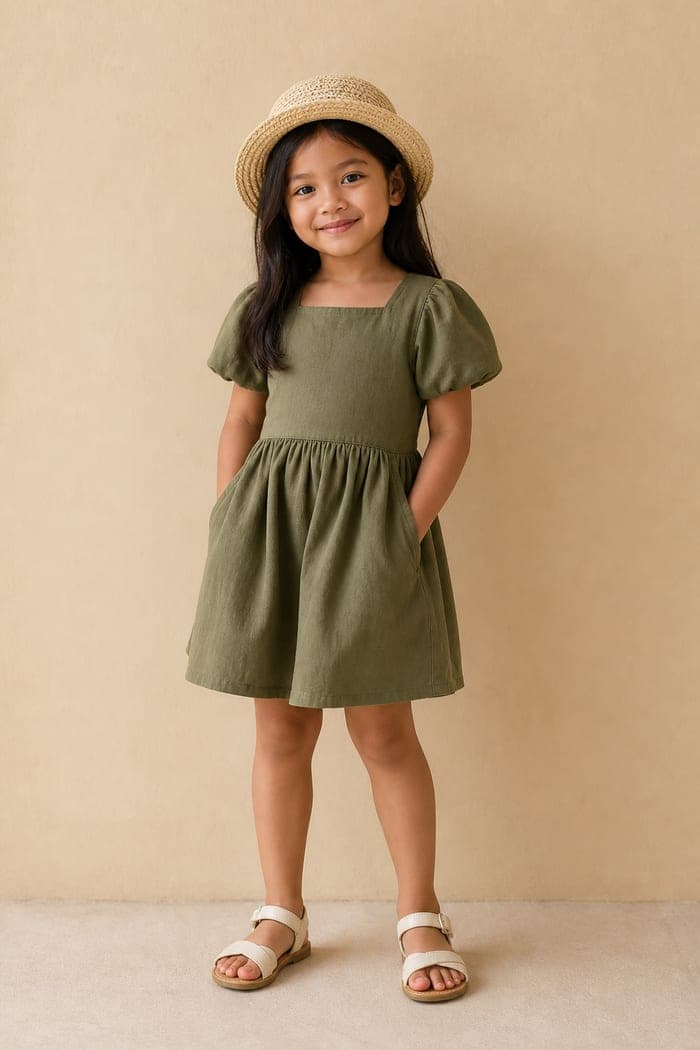 A child's leaf print t-shirt